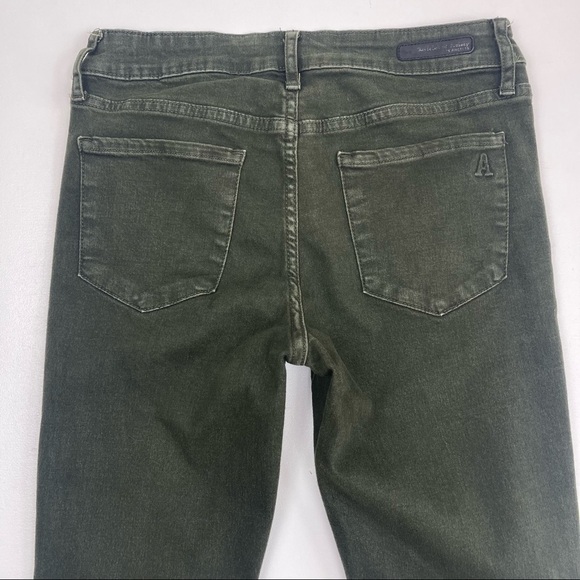 Articles of Society Stephanie Ster Hem Folsom Skinny Olive Jeans Size 26 - Picture 6 of 11